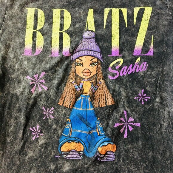 Y2k Bratz Sasha Shirt Grunge Emo Goth Girly Early 2000s Women’s Size Small - Picture 5 of 9